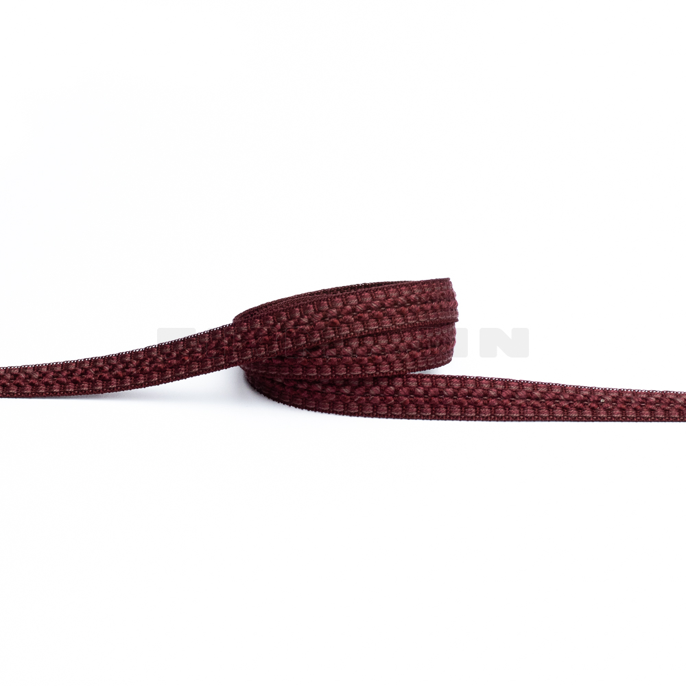 Herzerlborte bordeaux matt 12 mm