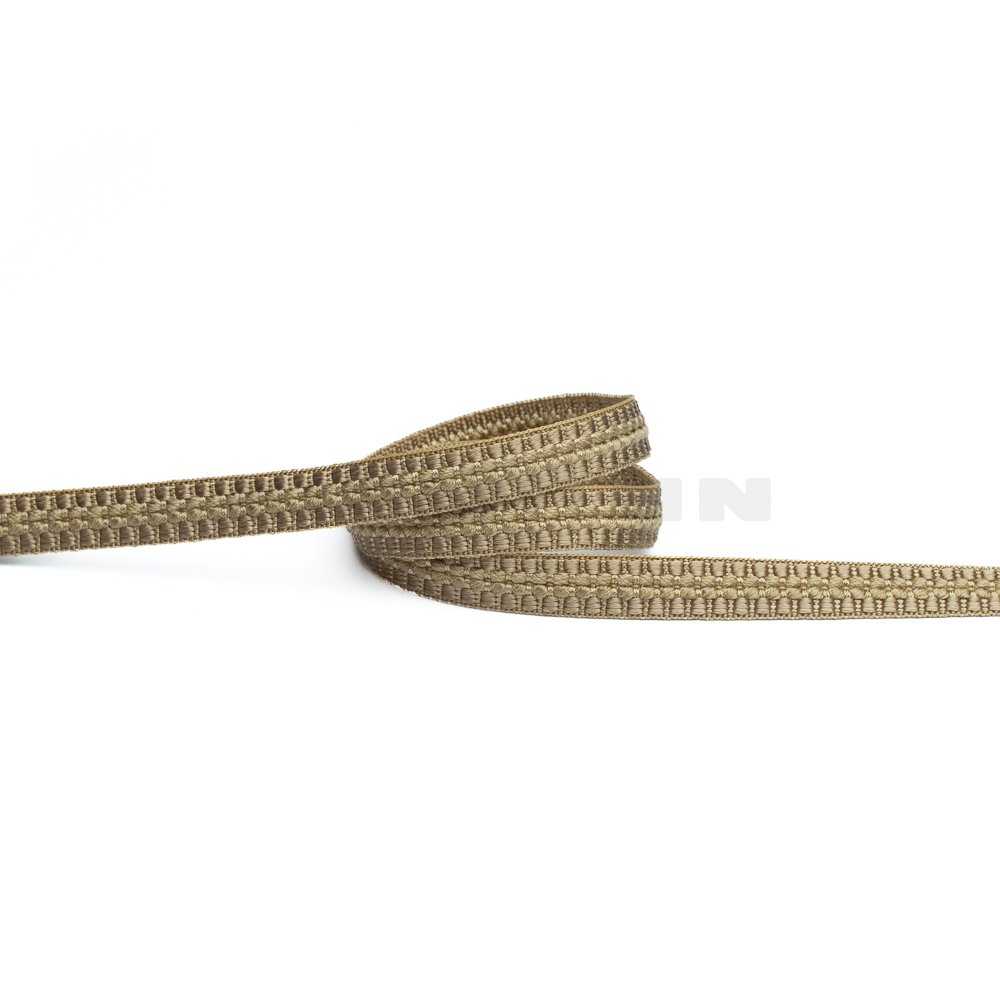 [VB214] Herzerlborte beige doré 12 mm