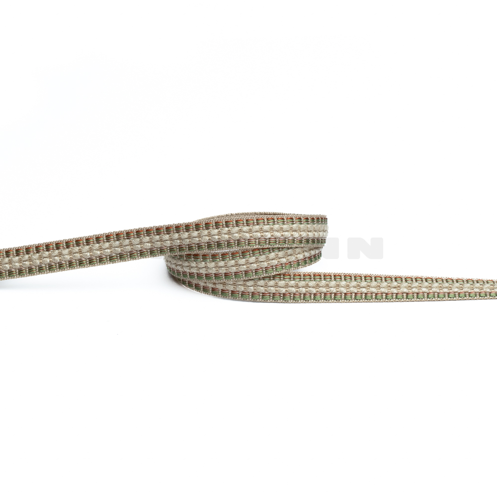 Herzerlborte beige-kupfer 12 mm