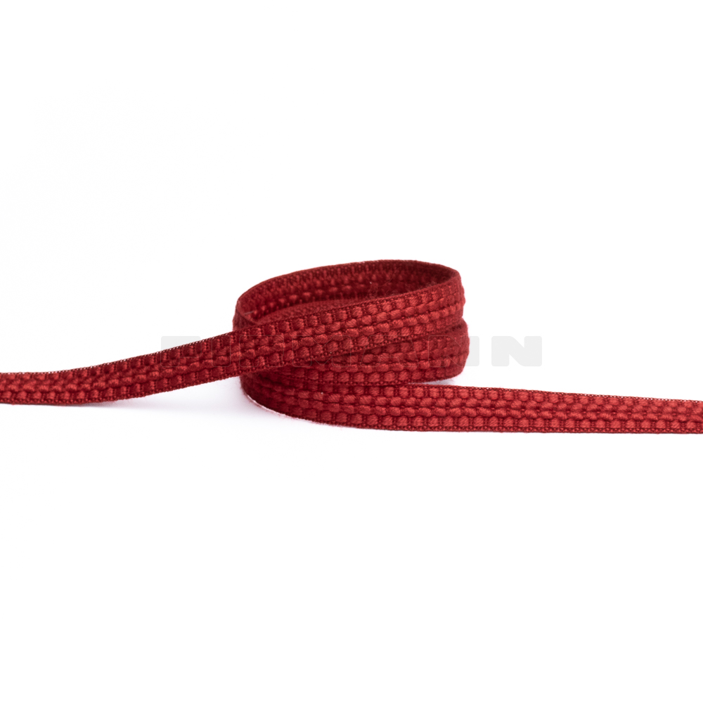 [VB607] Herzerlborte hellrot matt 12 mm