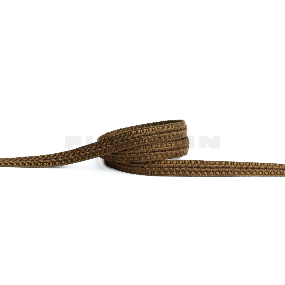 [VB711] Herzerlborte mittelbraun 12 mm