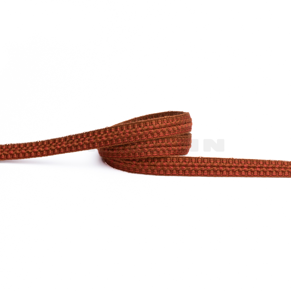 [VB610] Herzerlborte kaminrot ca.12 mm