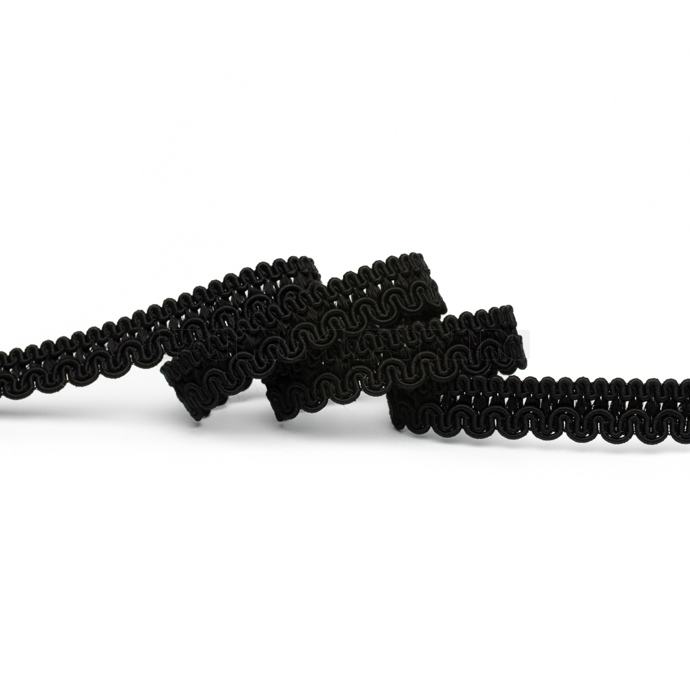 S-Möbelborte 13 mm  schwarz