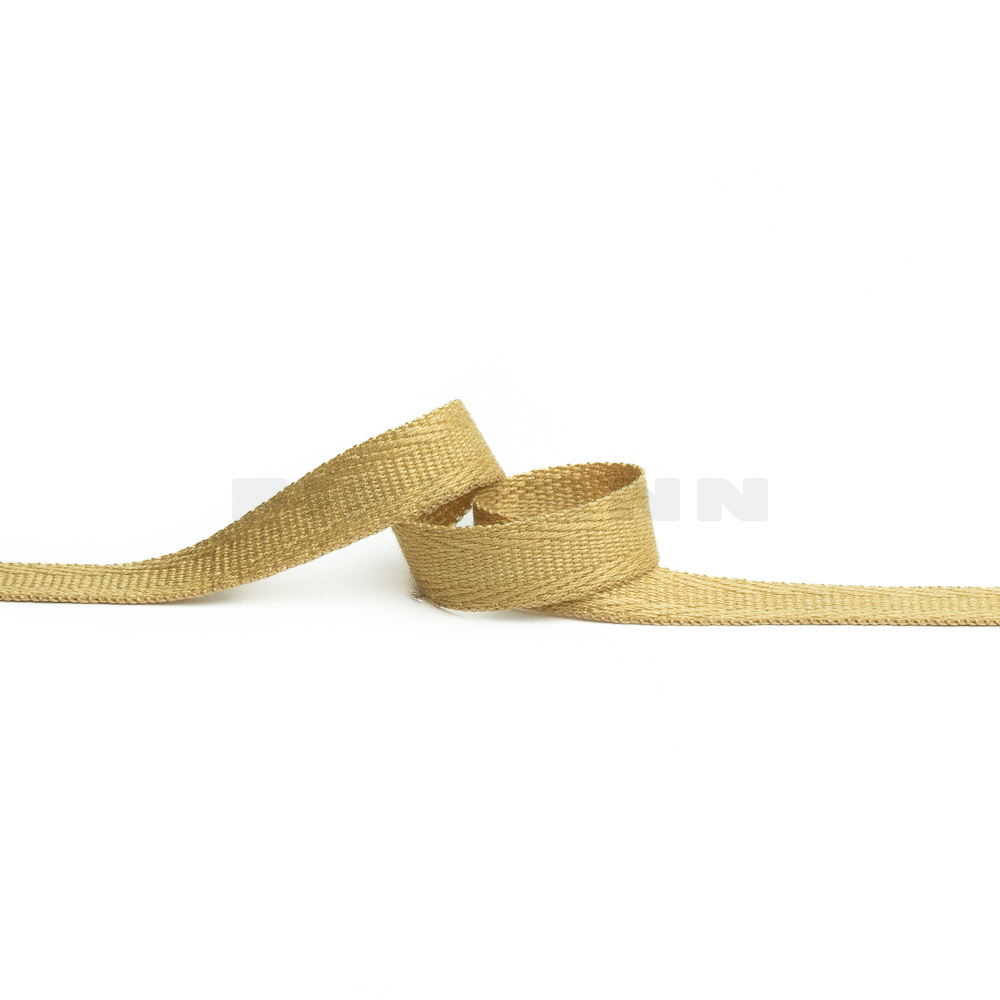 Rips-Möbelborte 15 mm gold