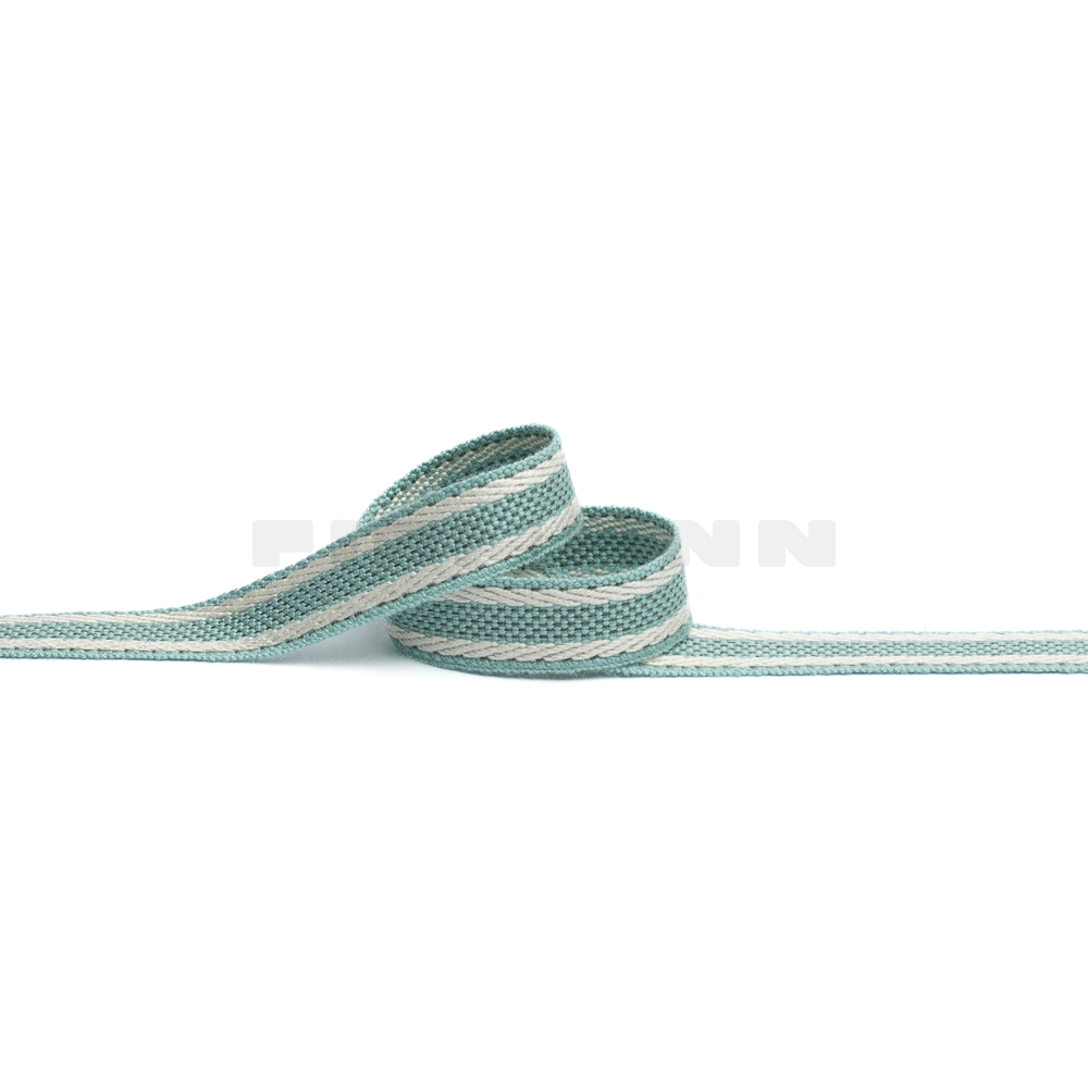 Rips-Möbelborte 15 mm aquamarin