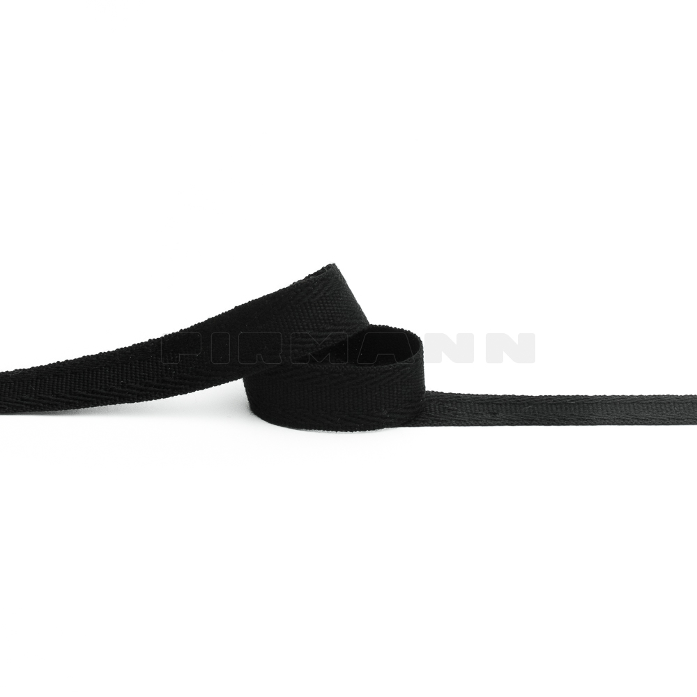 [RB51] Rips-Möbelborte 15 mm schwarz