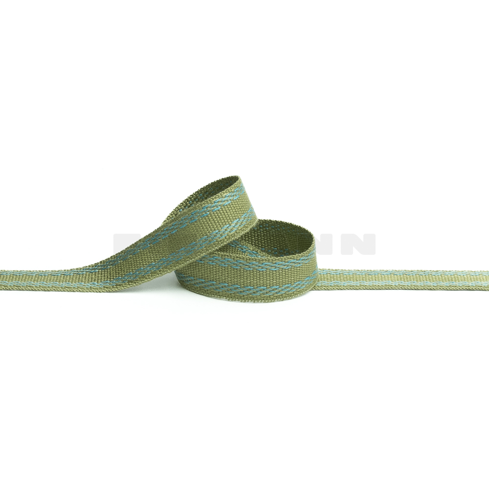 [RB53] Rips-Möbelborte 15 mm moos-blau