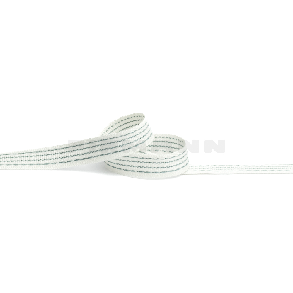 Rips-Möbelborte 15 mm ivory stripe
