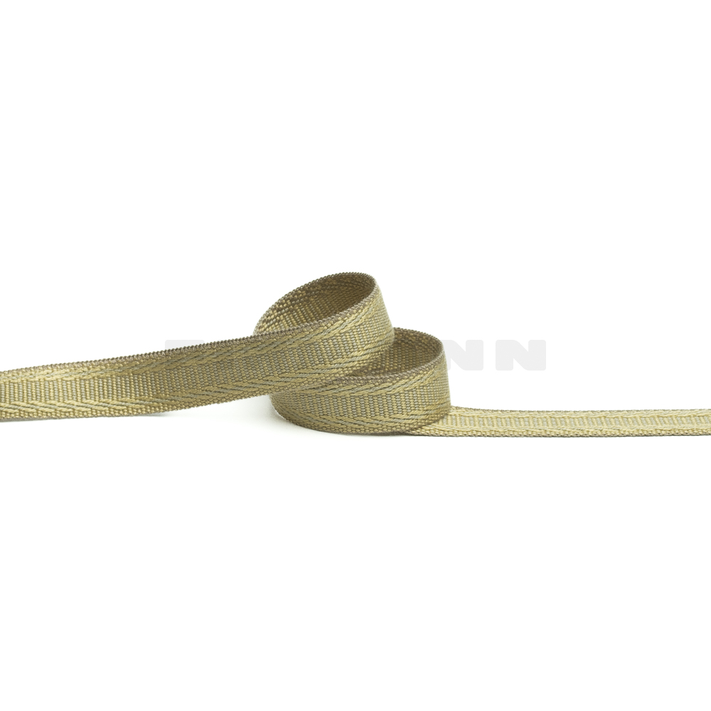 Rips-Möbelborte 13 mm altgold