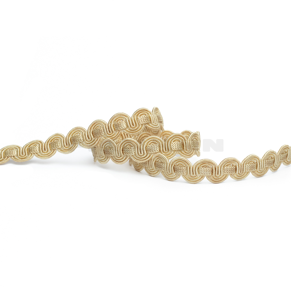 Bogenborte 12-13 mm altgold