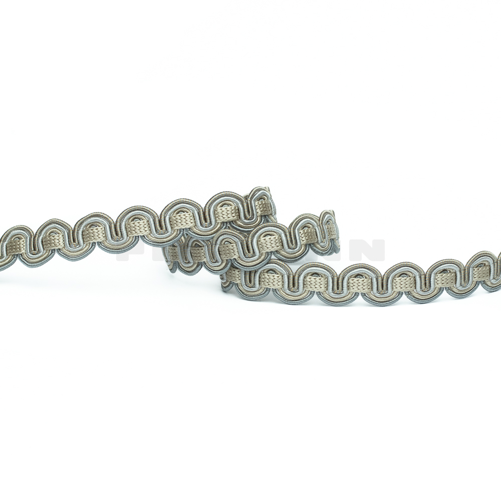 Bogenborte 12-13 mm silber