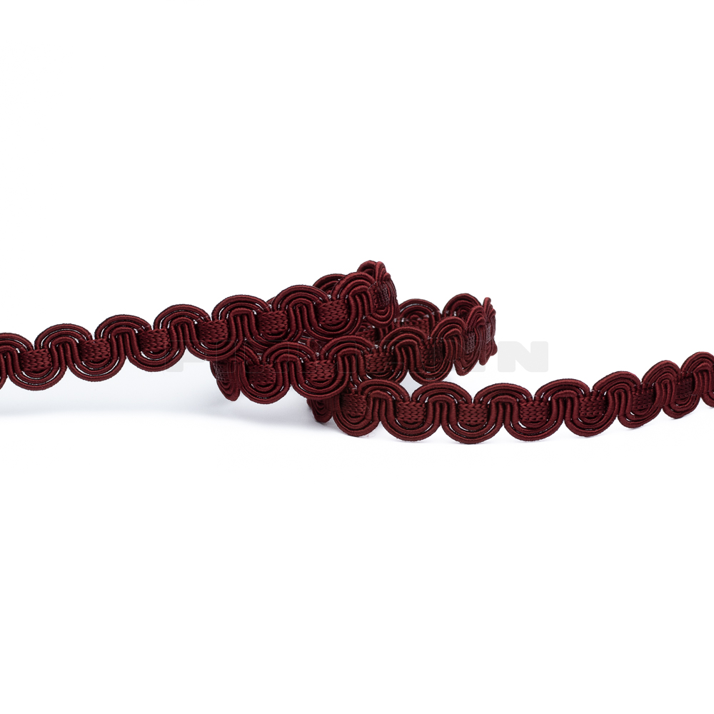 [BV257] Bogenborte 12-13 mm bordeaux