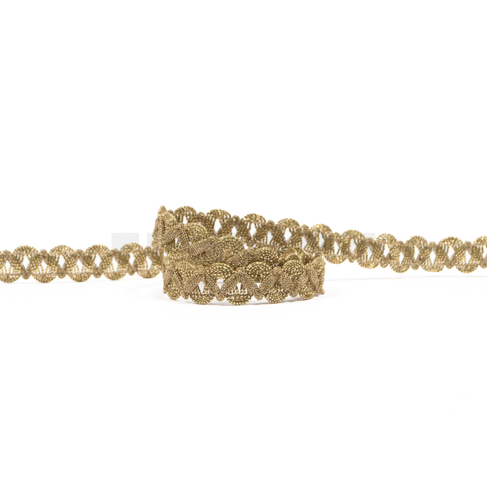 Goldborte altgold 16 mm