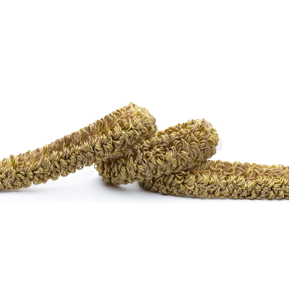 [VM110] Marabou-Borte 15 mm gold havanna