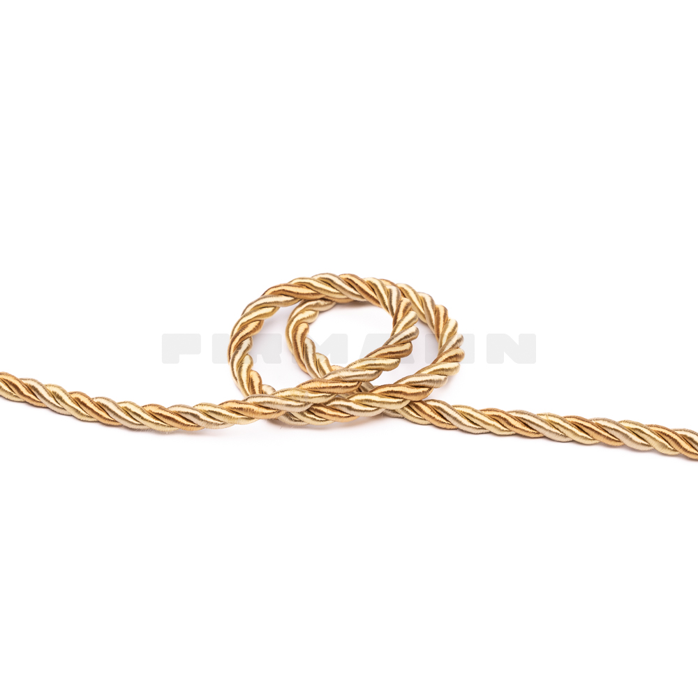 [VKG108] Möbelkordel 6,5 glänzend  gold