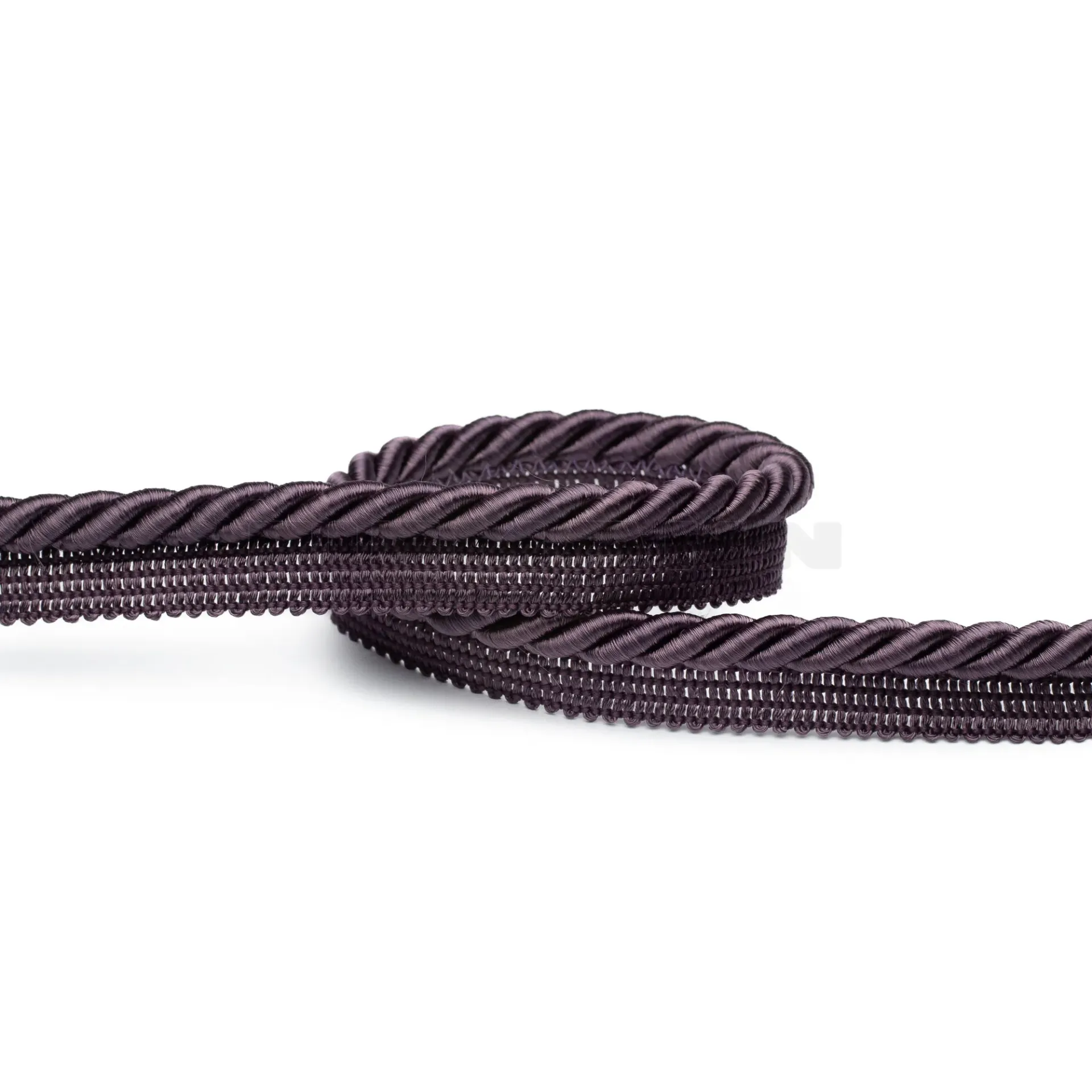 Möbelkordel mit Fahne 6,5 mm glänzend lila