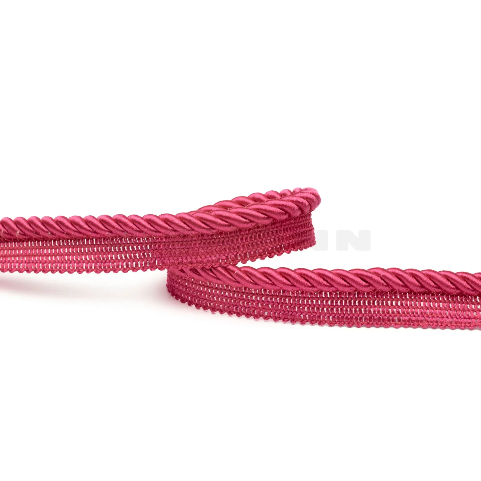 [VKG518F] Möbelkordel mit Fahne 6,5 mm glänzend pink