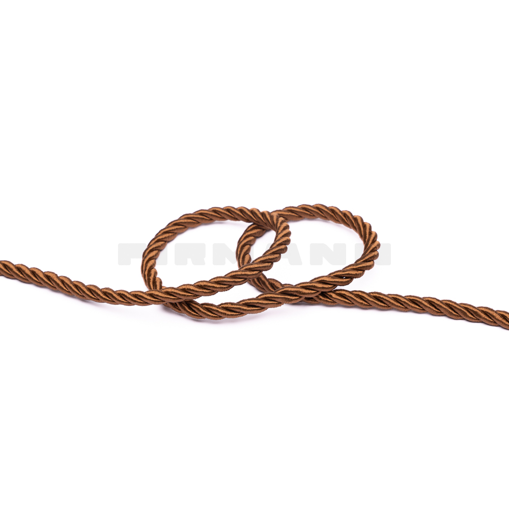 [VKG711] Möbelkordel 6,5 glänzend  braun
