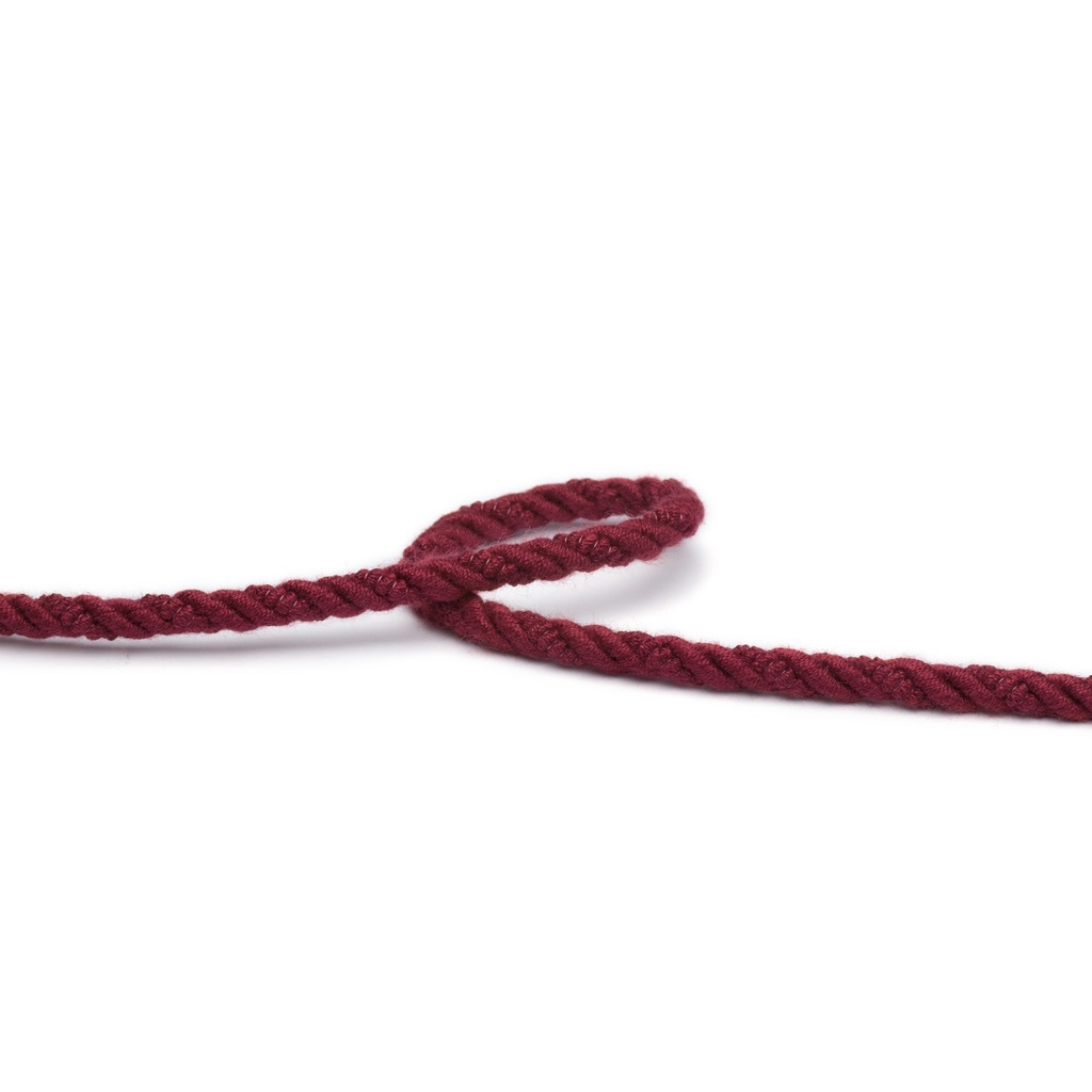 [VSM604] Möbelschnur dunkelrot  matt