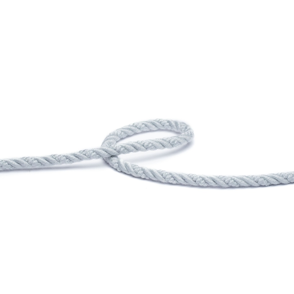 Möbelschnur hellgrau  matt