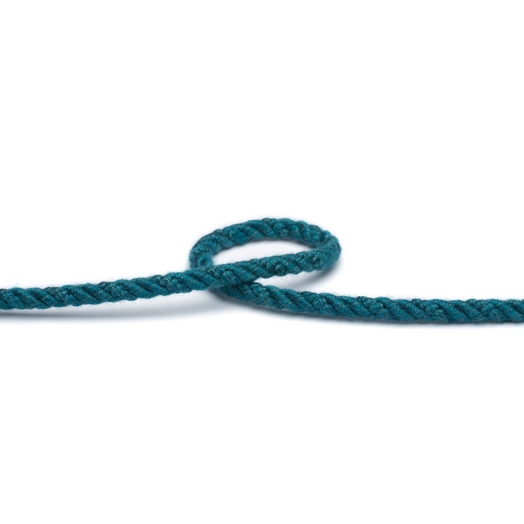 [VSM412] Möbelschnur türkis foncé  matt