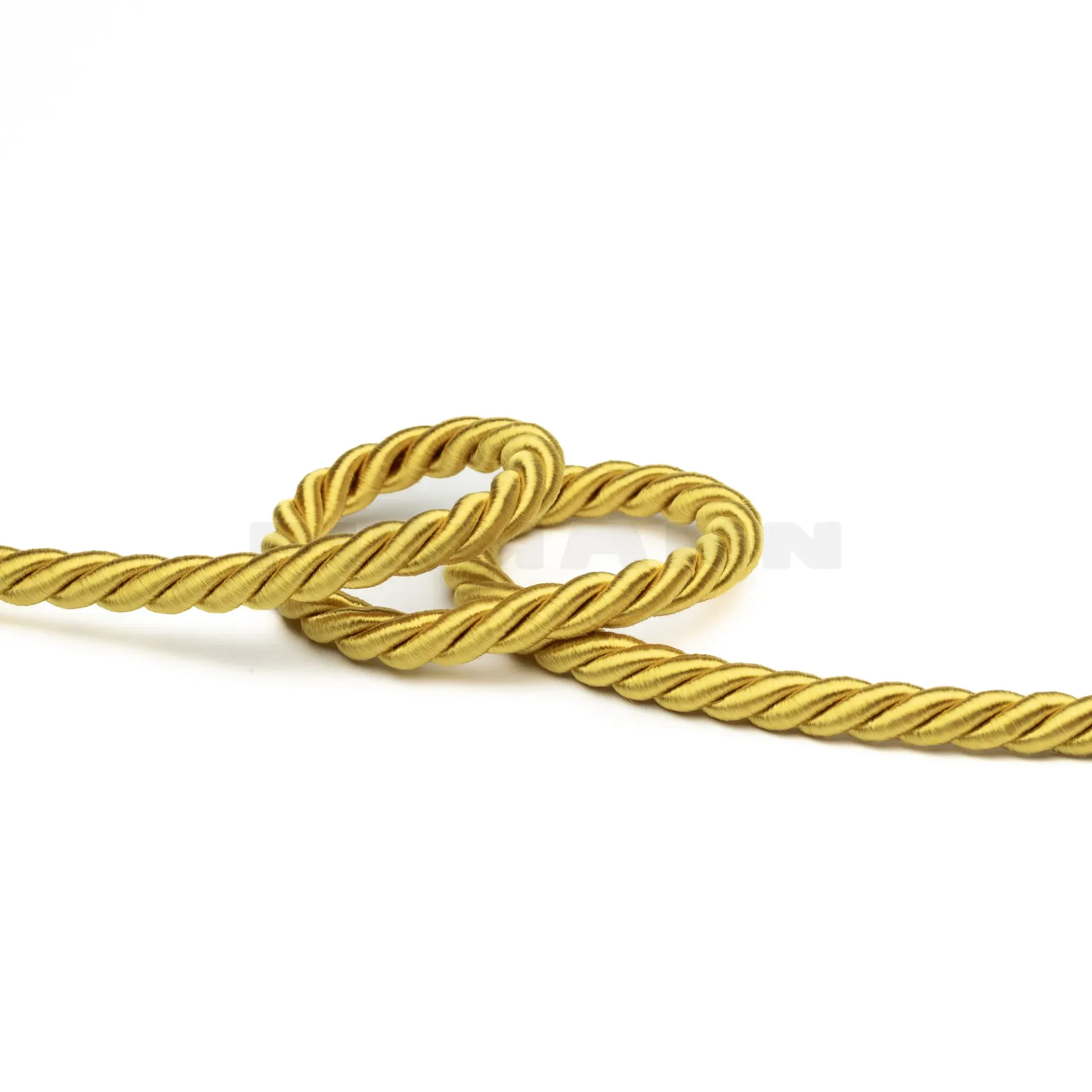 Möbelkordel 6,5 mm glänzend ambra