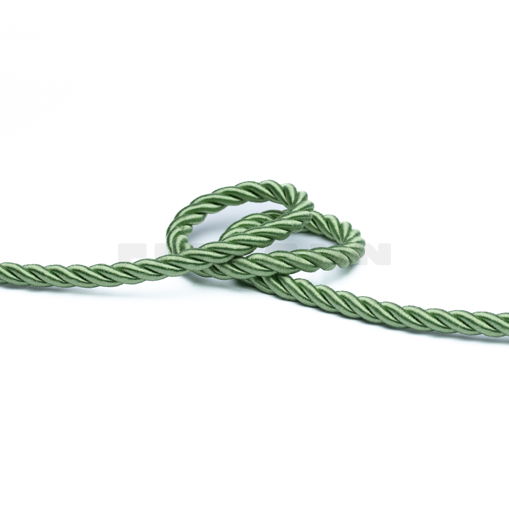 [VKG425] Möbelkordel 6,5 glänzend  reseda