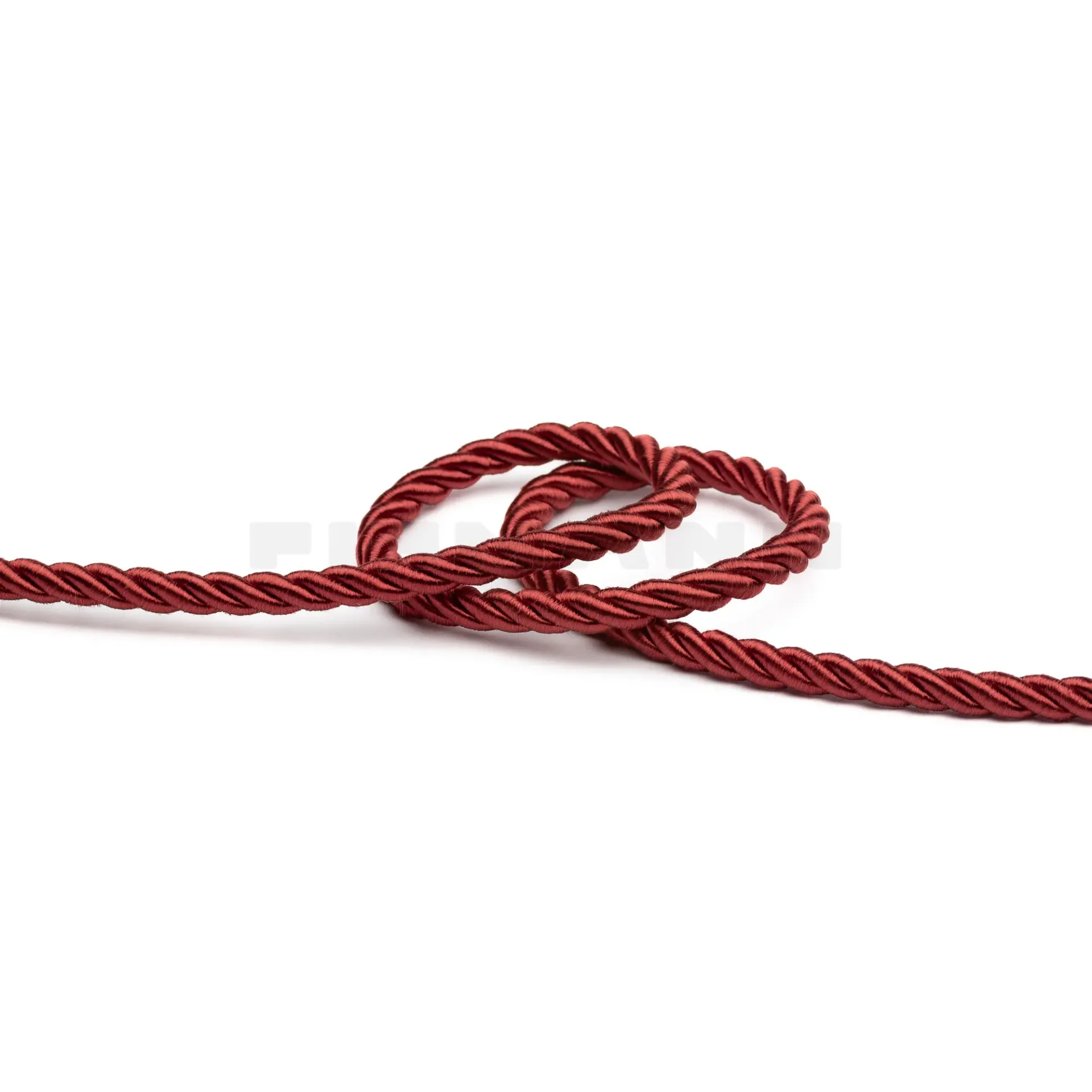 Möbelkordel 6,5 mm glänzend weinrot