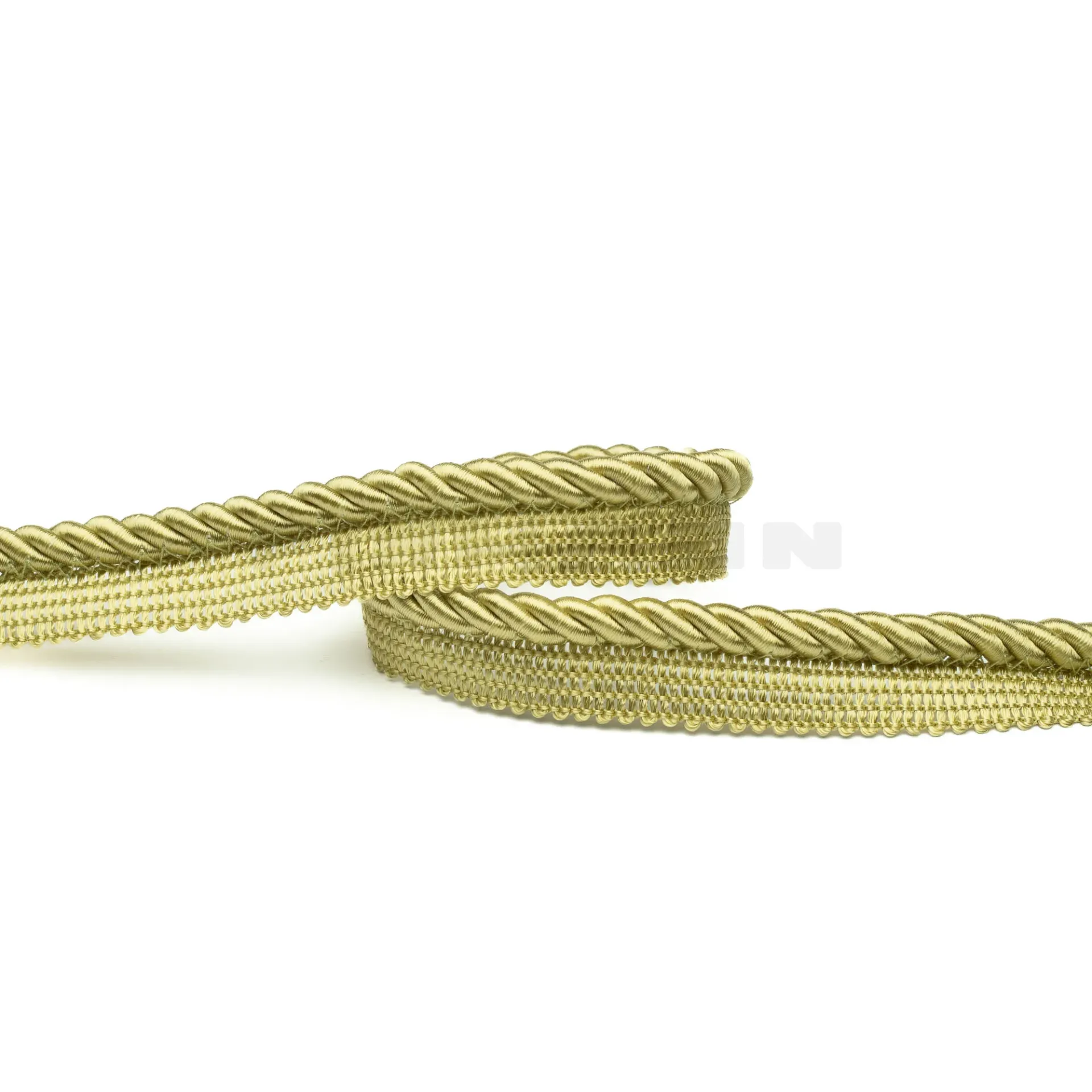 Möbelkordel mit Fahne 6,5 mm glänzend celery