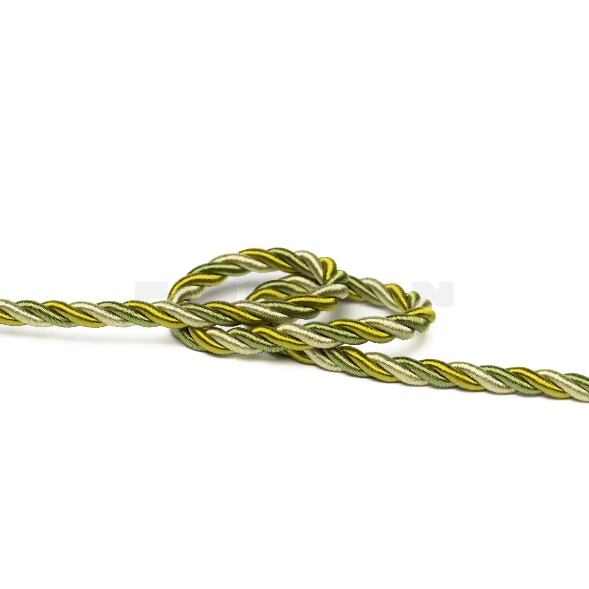 Möbelkordel 6,5 mm glänzend heugrün