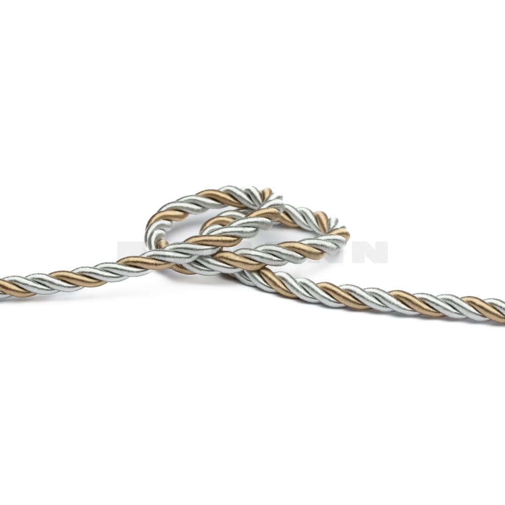 [VKG220] Möbelkordel 6,5 glänzend  leinen