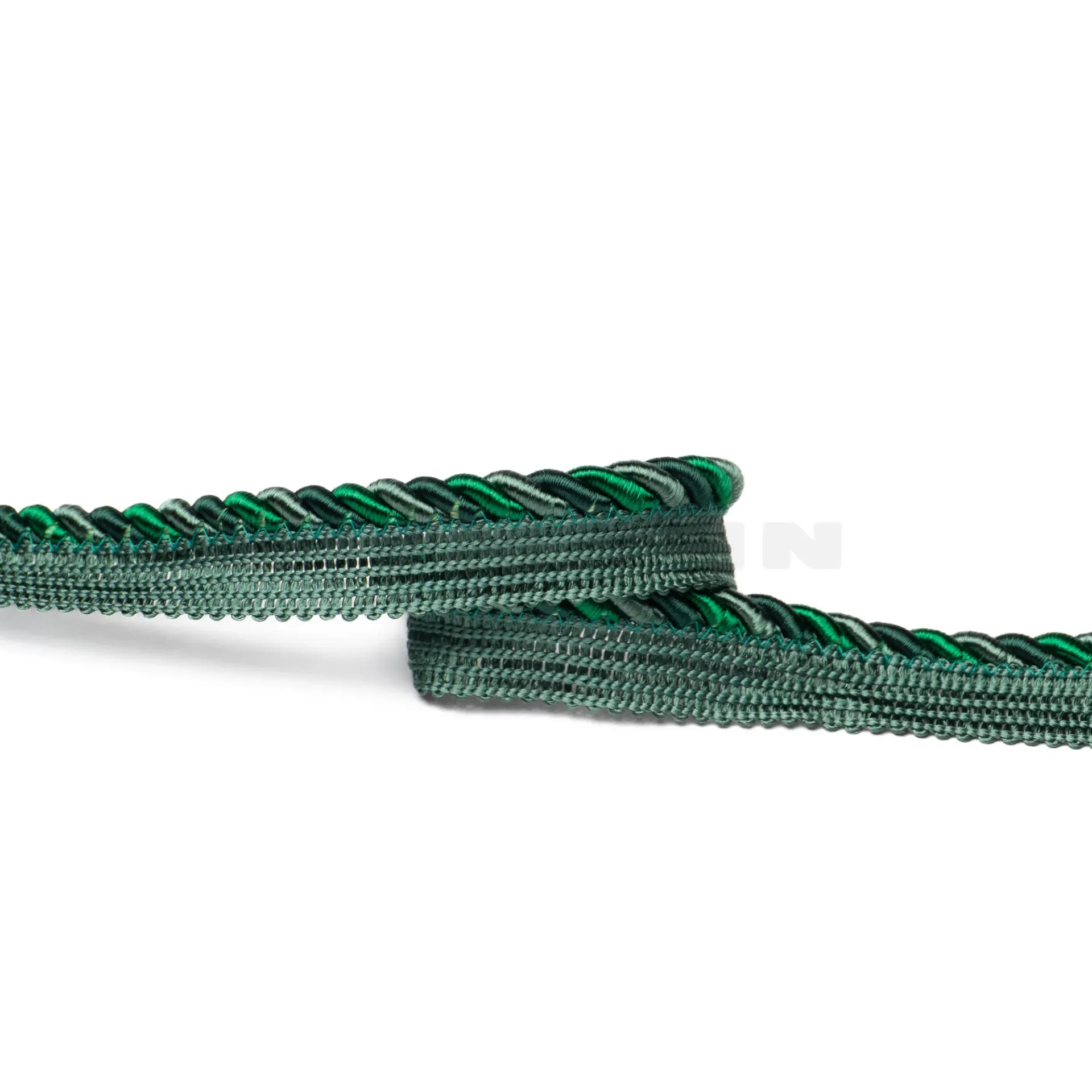 Möbelkordel mit Fahne 6,5 mm glänzend malachit