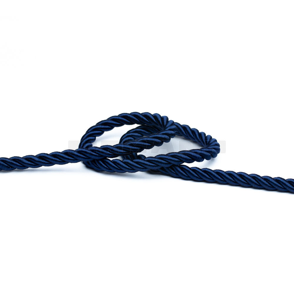 [VKG503] Möbelkordel 6,5 glänzend  dkl.blau