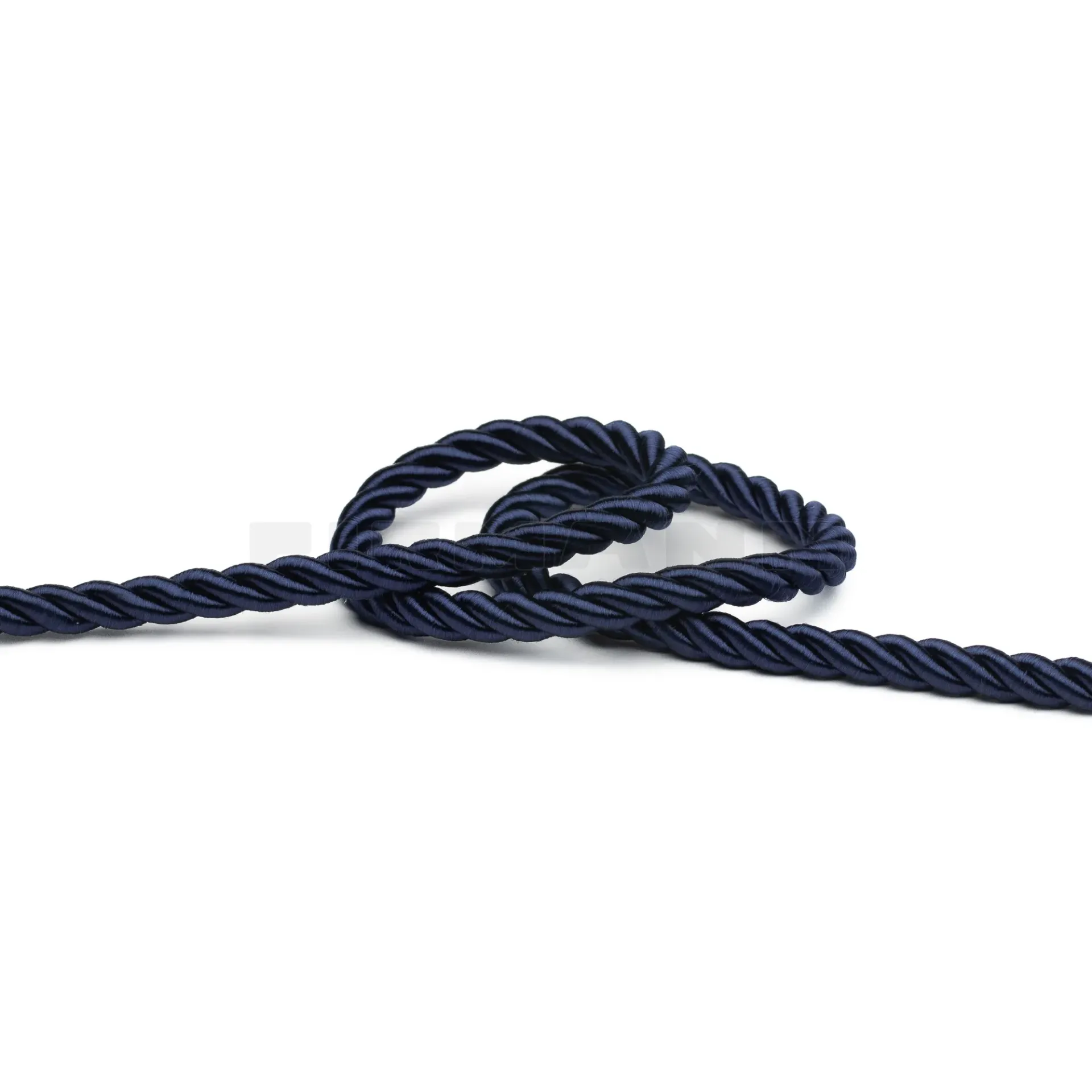 Möbelkordel 6,5 mm glänzend dkl.blau