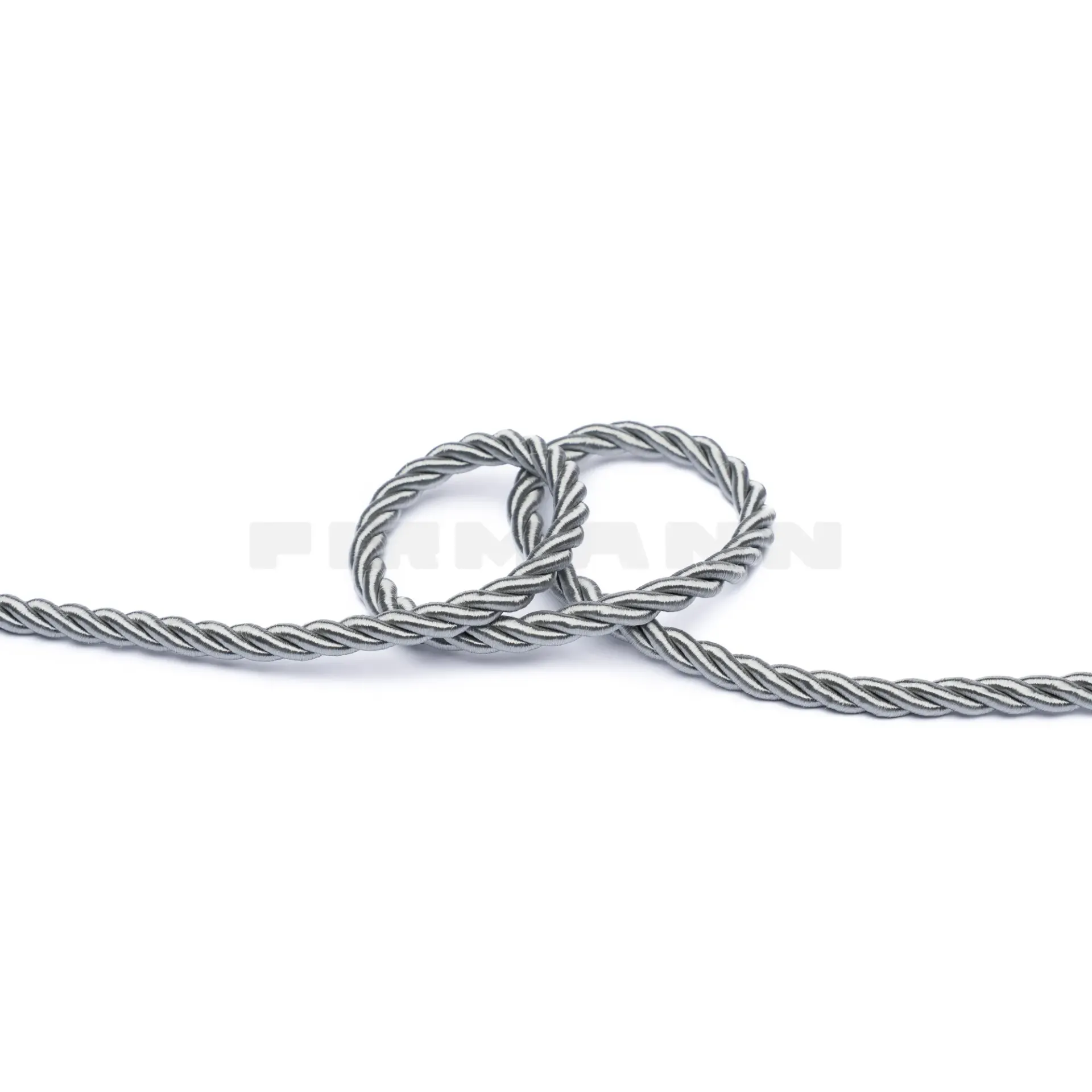 Möbelkordel 6,5 mm glänzend graphit