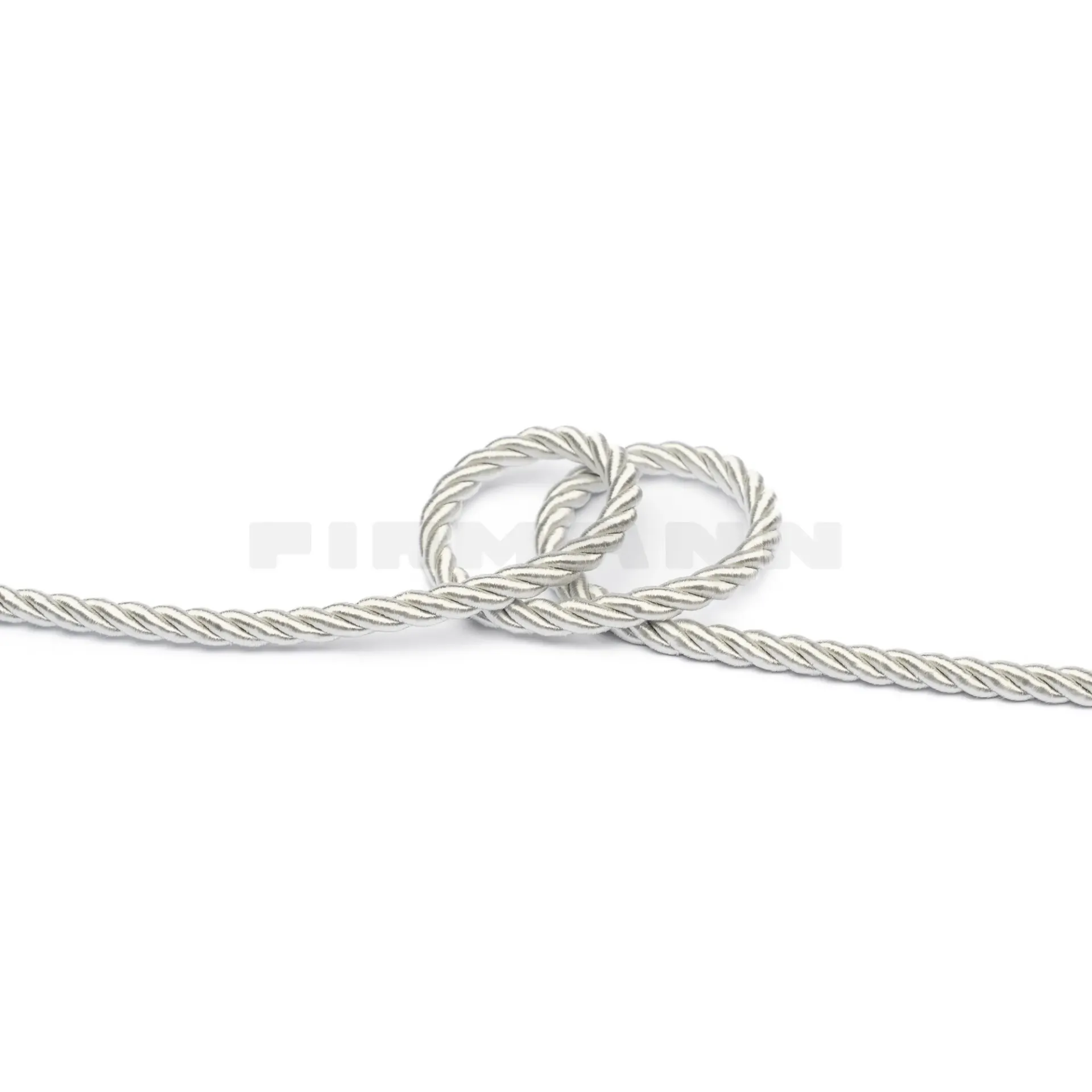 [VKG512] Möbelkordel 6,5 mm glänzend silber
