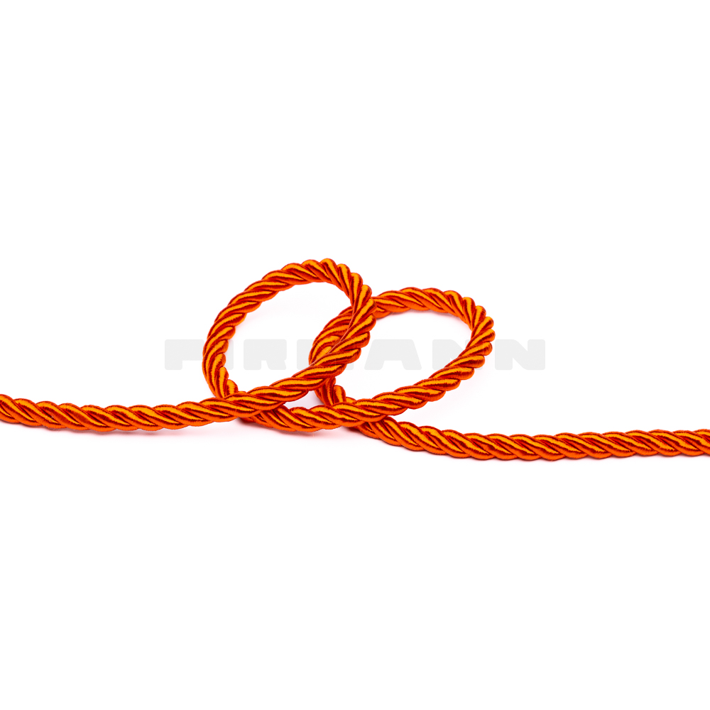 [VKG617] Möbelkordel 6,5 glänzend  orange