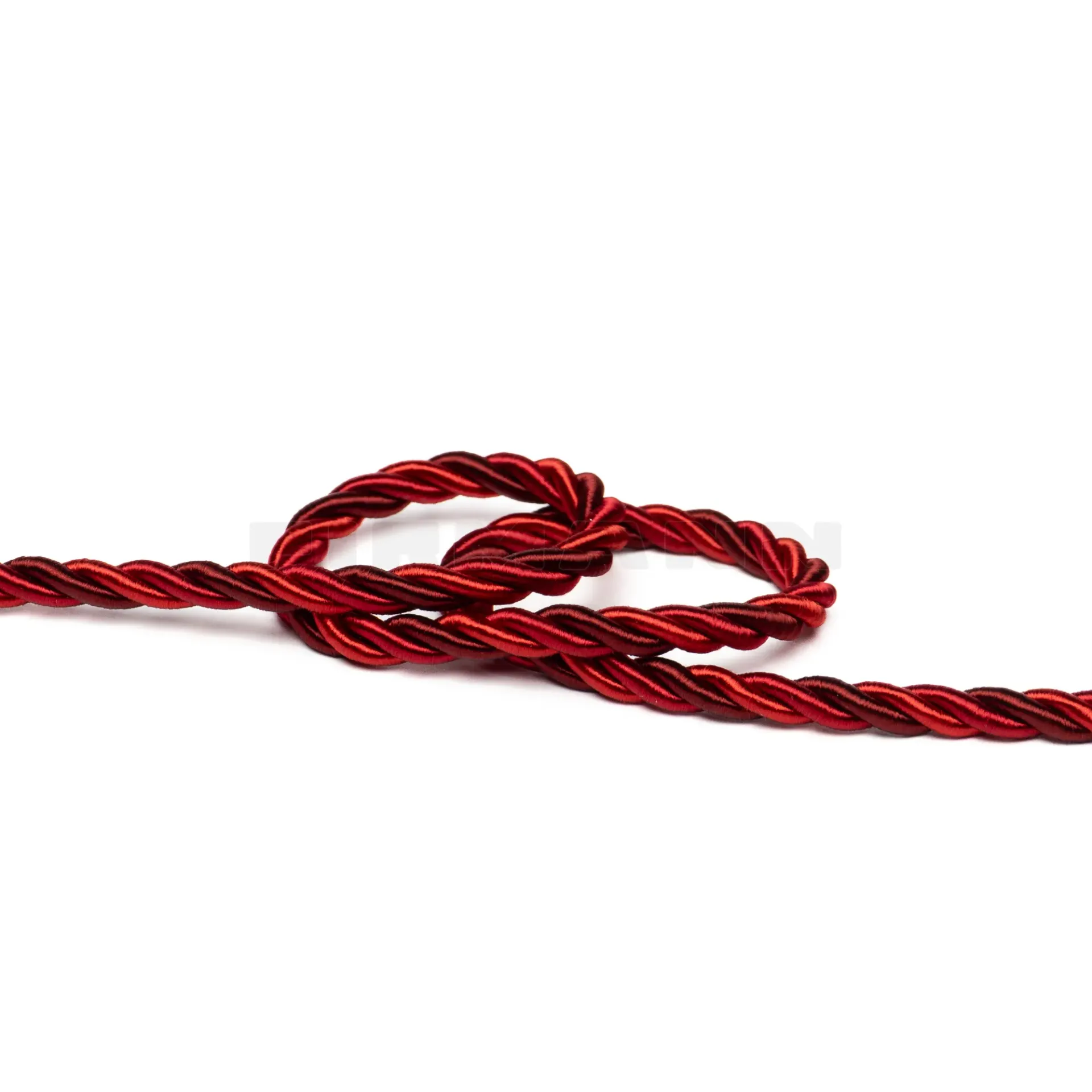 Möbelkordel 6,5 mm glänzend tango