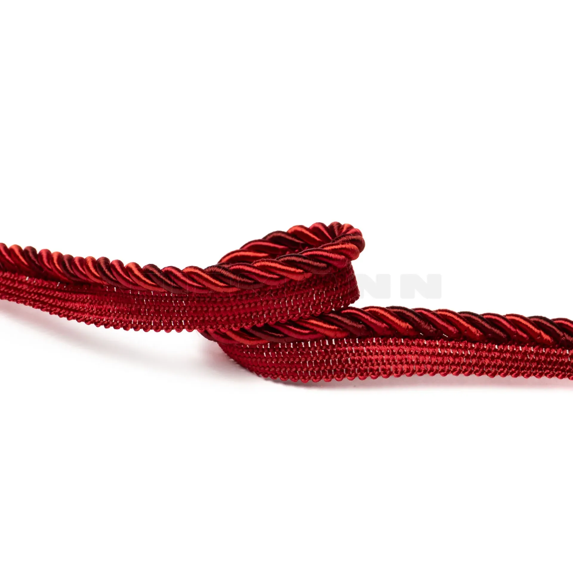 [VKG624F] Möbelkordel mit Fahne 6,5 mm glänzend tango