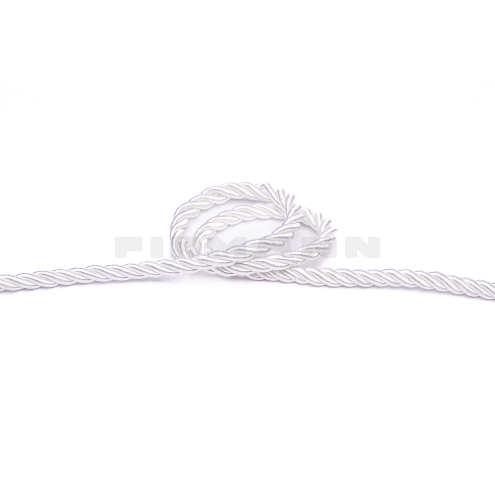 [VKG101] Möbelkordel 6,5 glänzend weiß