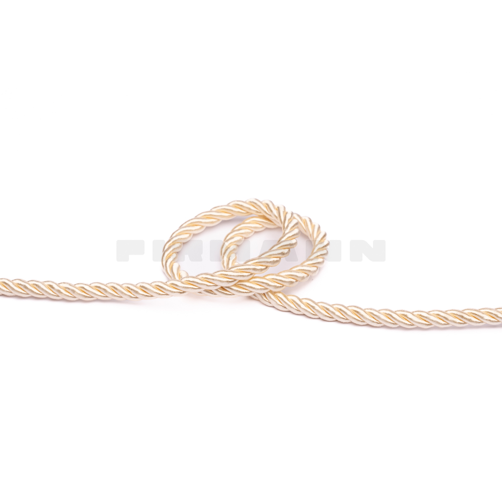 [VKG104] Möbelkordel 6,5 glänzend eierschale