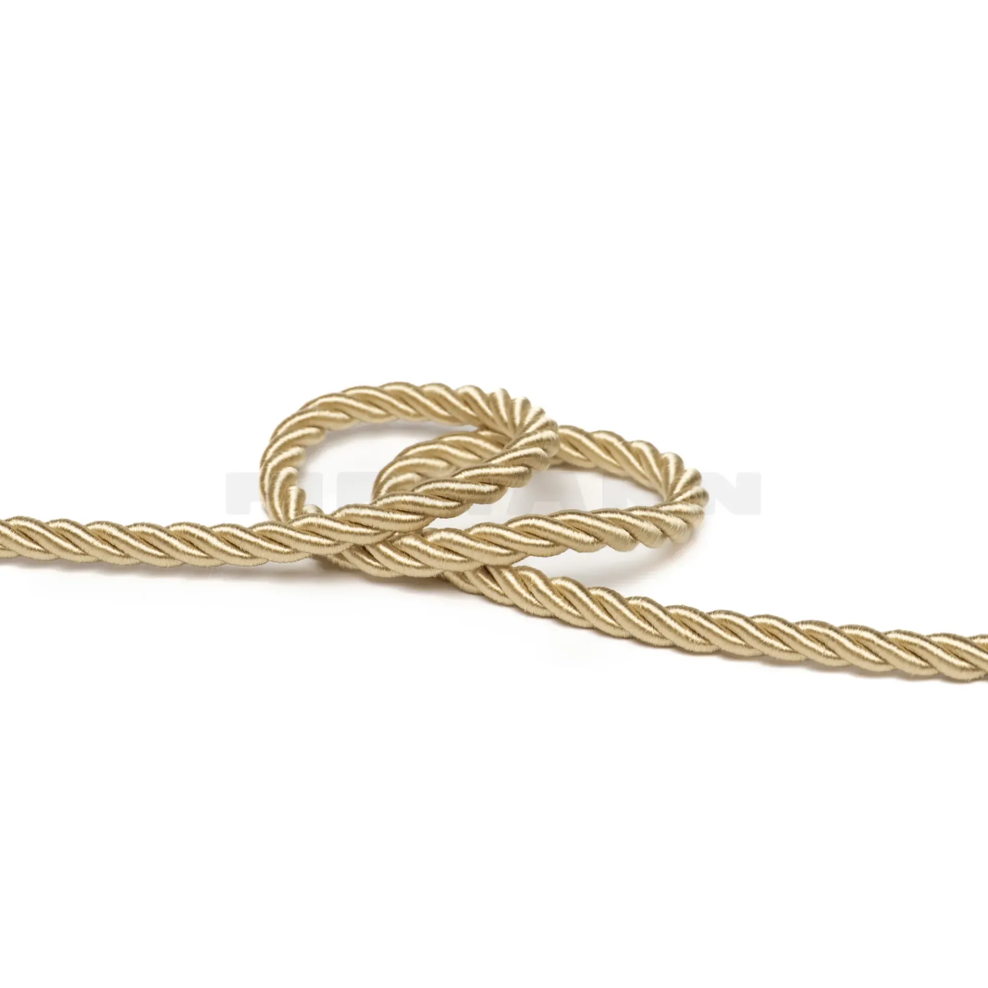 Möbelkordel 6,5 mm glänzend altgold