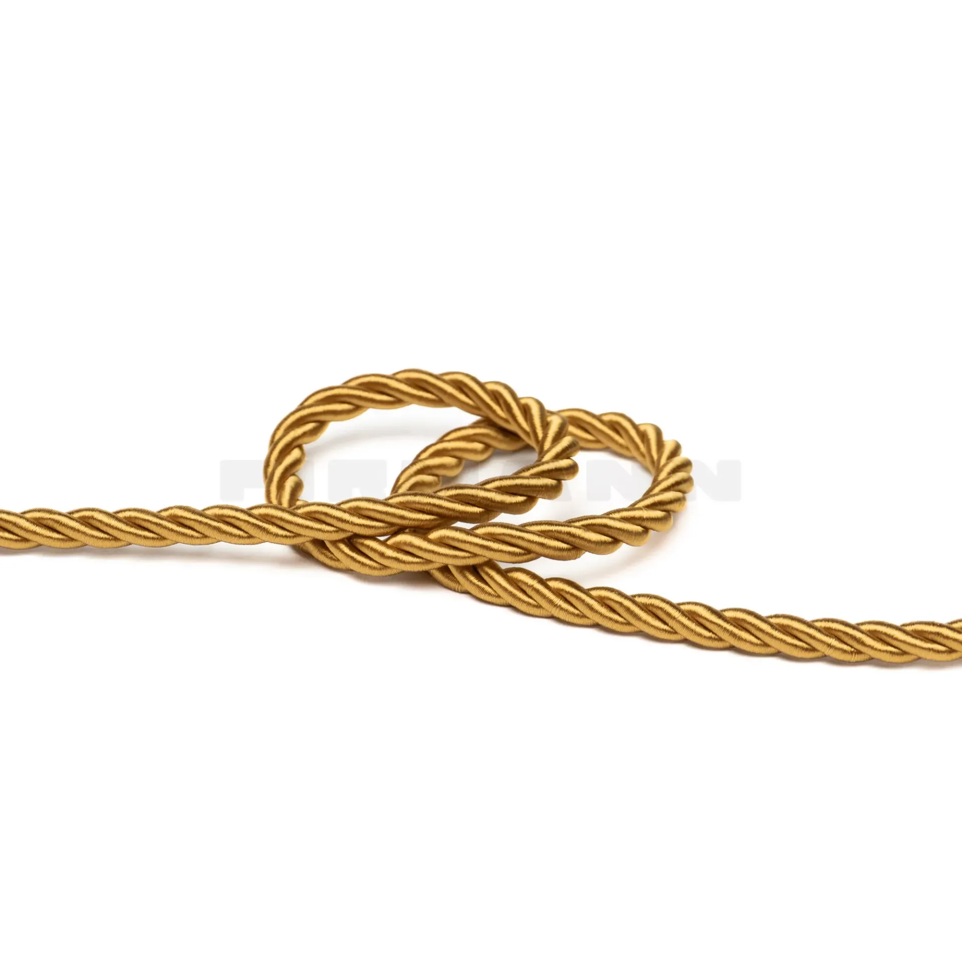 Möbelkordel 6,5 mm glänzend dunkelgold