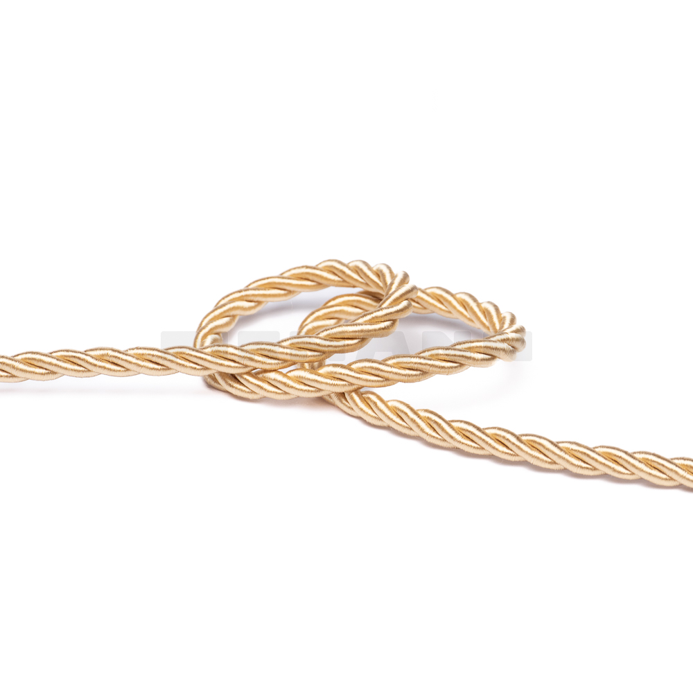 [VKG224] Möbelkordel 6,5 glänzend  helles beige