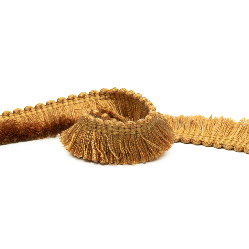 [VSF616] Schnittfransette gold-orange 24 mm