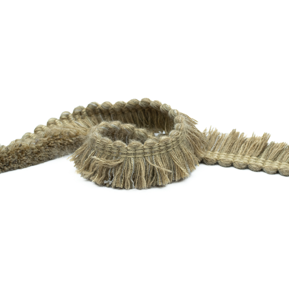 [VSF211] Schnittfransette  schieferbraun  24 mm