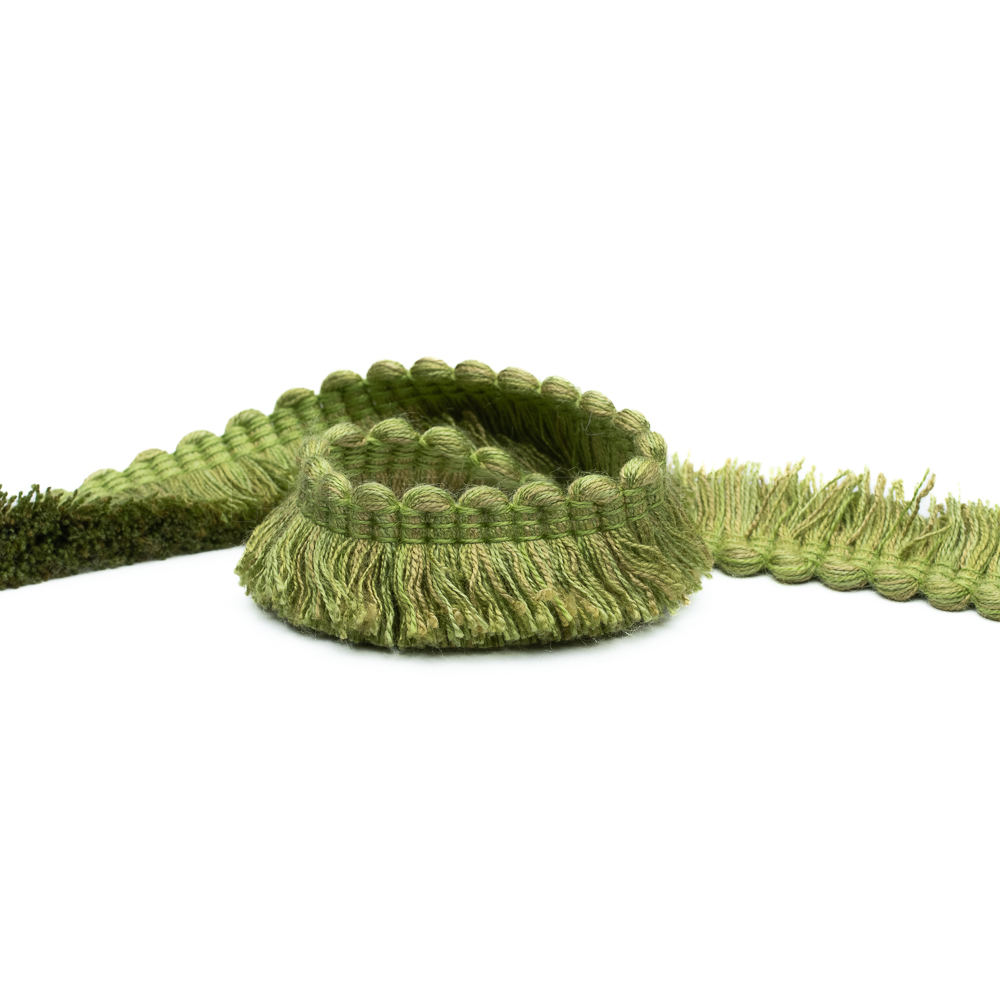 Schnittfransette  grasgrün  24mm