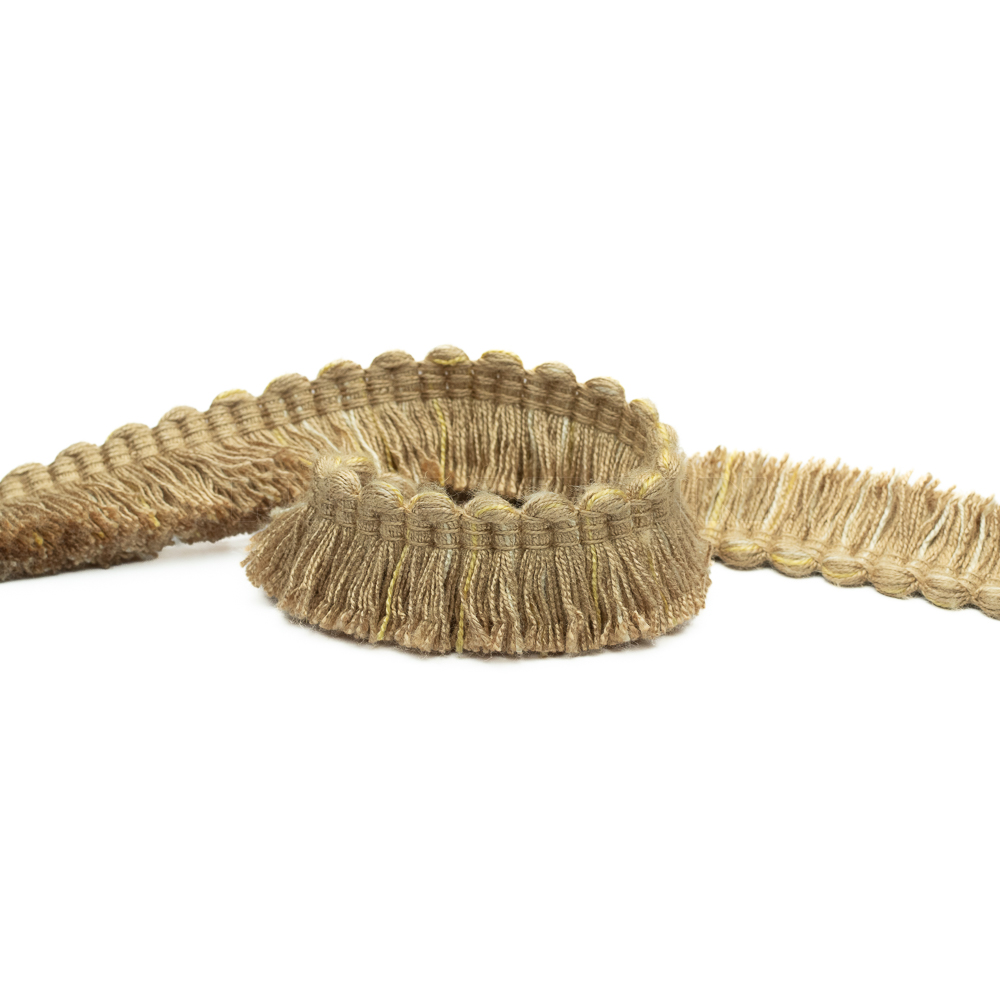 Schnittfransette gold havanna, 24 mm