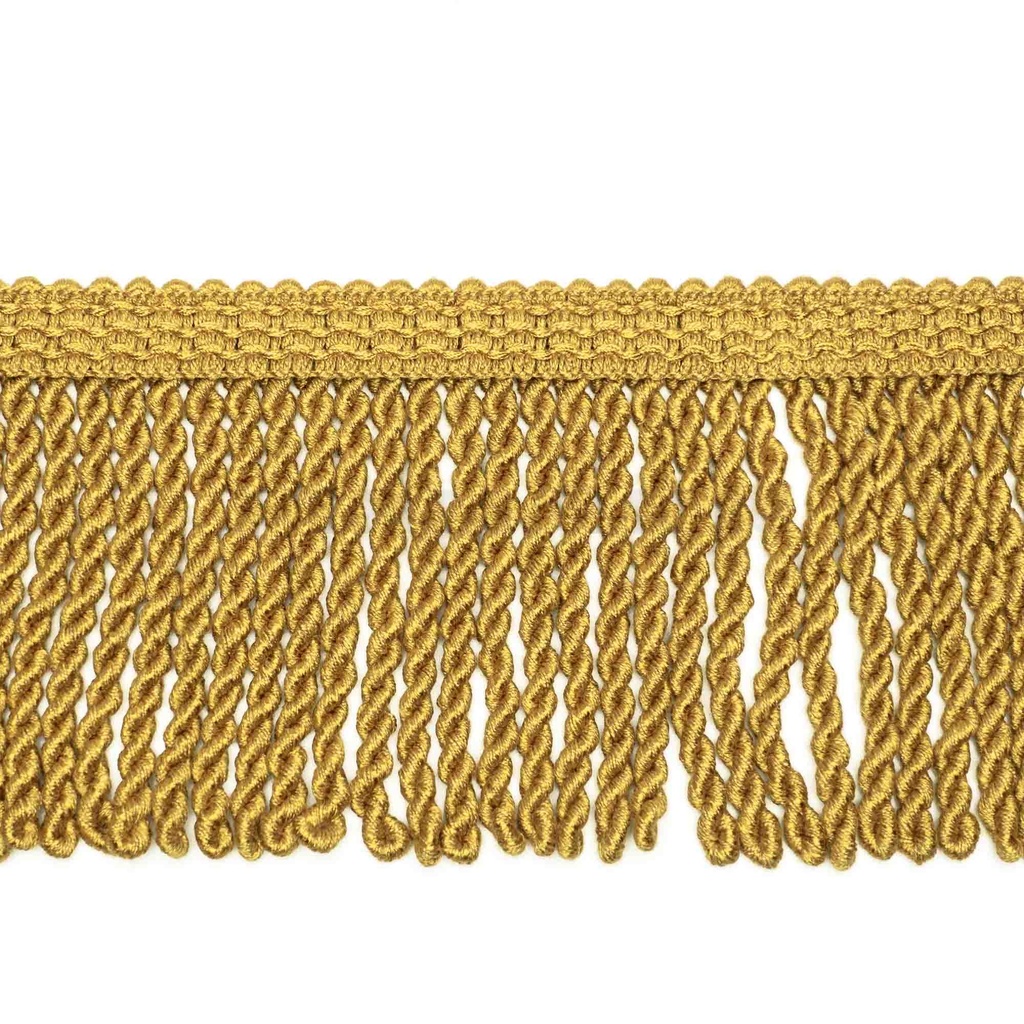 Möbelfranse 12 cm + Borte dkl.gold