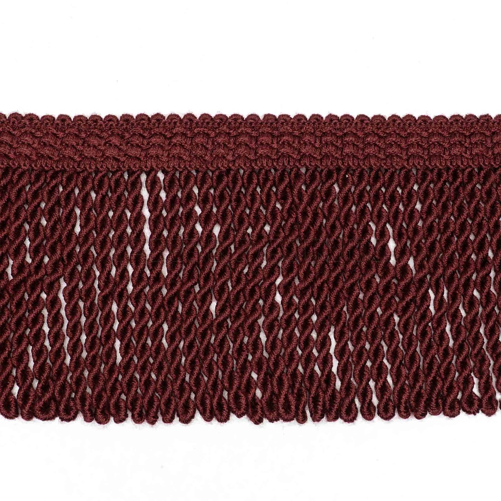 [VMF604] Möbelfranse 12 cm + Borte dkl. rot